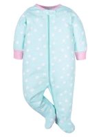 Onesies Brand Baby Girl Sleep 'n Play Footed Pajamas, 4-Pack, Sizes Newborn-6/9 Months - Image 4