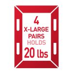 Command Heavy Duty Picture Hangers, Hold 20 lbs, White, Damage-Free Hanging, 8 Pairs Adhesive Strips - Image 3