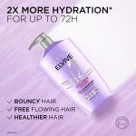 L'Oreal Paris Elvive Hyaluron Plump Hydrating Hair Conditioner, Squeeze Bottle, 26.5 fl oz - Image 6