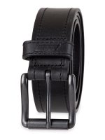 Genuine Dickies Men's Casual Black Leather Work Belt with Roller Buckle (Regular and Big & Tall Sizes) - Image 4