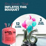 Balloon Time Jumbo Helium Tank Kit, Portable Helium Tank, Fills 50 9" Balloons - Image 6