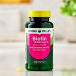 Spring Valley Biotin Dietary Supplement Softgels for Hair/Skin/Nails Health, 10,000 mcg, 120 Count - Image 4