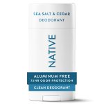 Native Deodorant for Women & Men, Aluminum Free, Sea Salt & Cedar, 2.65 oz - Image 4