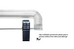 Mainstays Crystal Skirt/Slack Plastic Hanger with Swivel Hook, Clear, 2-Pack - Image 5