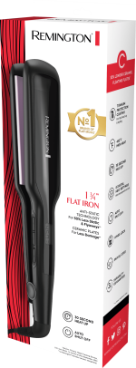 Remington 1 3/4" Titanium Flat Iron Hair Straightener, Anti-Static Technology - Image 3