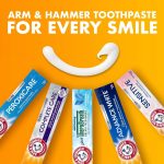 ARM & HAMMER Advance White Anticavity Whitening Toothpaste with Fluoride, Clean Mint, 6 oz, 2 Pack - Image 2