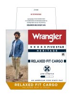 Wrangler Men's and Big Men's Relaxed Fit Cargo Pants With Stretch - Image 2