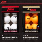Penn Table Tennis Accessory Set - 4 Ping Pong Paddles, 6 Balls and Storage Pocket - Image 4
