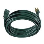 Hyper Tough 50 Ft 16AWG 3-Prong Green Single Outlet Outdoor Extension Cord, 13 Amps - Image 3