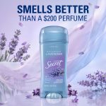 Secret Antiperspirant Deodorant for Women, Fresh Clear Gel, Lavender, 2.6 oz - Image 4