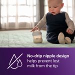 Philips Avent Natural Baby Bottle with Natural Response Nipple (Slow Flow, Flow 2), 4oz, 3-Pack, SCY900/93 - Image 7